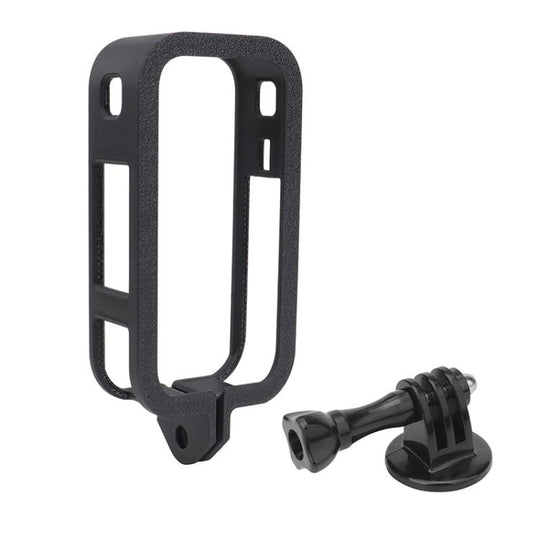 For Insta360 X6 Camera Protective Frame with 1/4 Screw Mount(Vertical Frame Black)