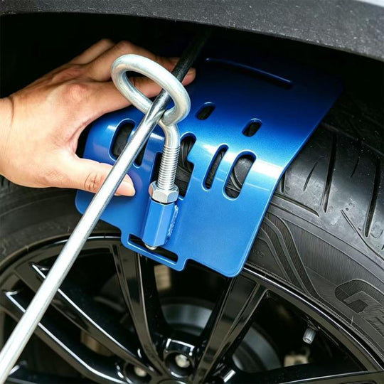 Car Tire Dent Repair Holding Stand, Wheel and Tire Shaping Auxiliary Tool(Blue)