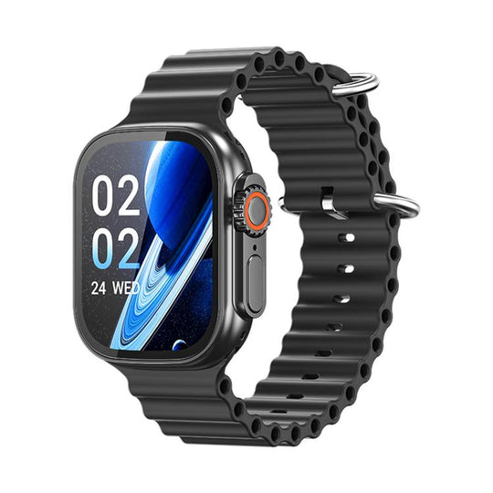 WK WH-10 Pathfinder Smart Watch, 2.01 inch, BT Call, Pedometer, Sedentary Reminder(Black)
