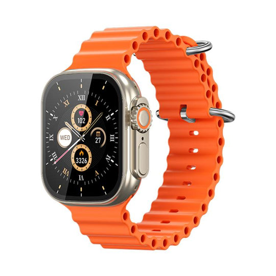 WK WH-10 Pathfinder Smart Watch, 2.01 inch, BT Call, Pedometer, Sedentary Reminder(Orange)
