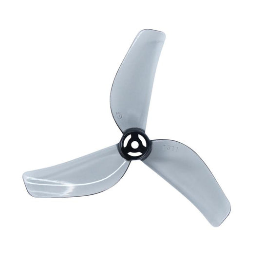 Gemfan 1811 3-Blade Propellers 1.5mm Shaft for BETAFPV Meteor75 Pro  Quadcopter(Clear Grey)