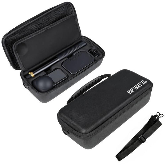 For Insta360 X6 EVA Hard Carrying Storage Bag(Black)