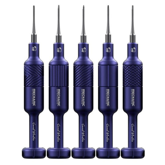 5 PCS/Pack MECHANIC Smart Mortar Magnetic Precision S2 Steel 2D Screwdriver Set