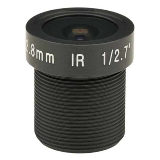 2.8mm 1/2.7 inch 3MP Security Camera Lens Video Doorbell Car Rearview Smart Home HD Lens(Black)