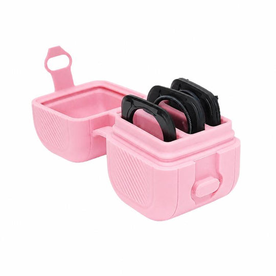For DJI Osmo Pocket 4P Xasurg Filter Storage Shock-proof Protective Box(Pink)