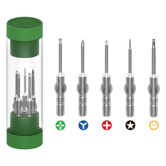 2UUL SD25 Magnetic Screwdriver Bits 4mm 5 in 1 Set