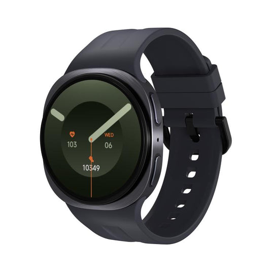 W9 Mini 1.29 inch IPS Round Screen Foreign Language Version Smart Watch Supports Blood Glucose Testing(Black)