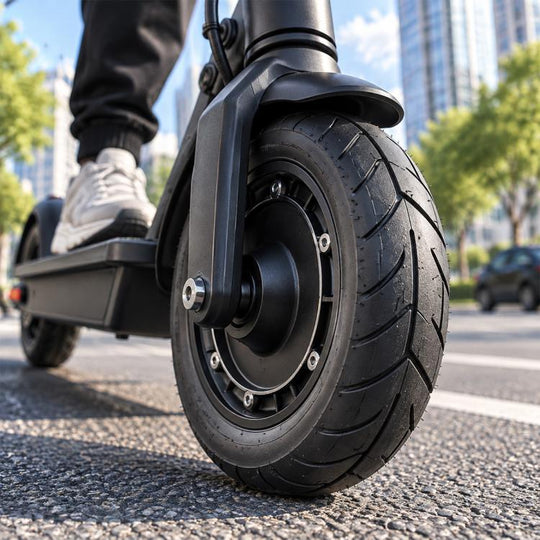 For Ninebot Max G3 AIMITE Electric Scooter Motor Quick Release Wheel Hub Assembly with Self-Sealing Vacuum Tire(Black)