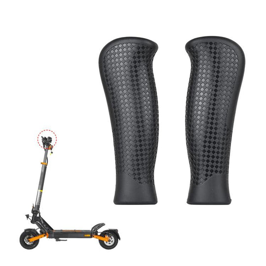 1 Pair LYG2084 Electric Scooter Bike Silicone Handlebar Gloves For Kukirin G2 Pro/Max/Master(Black)