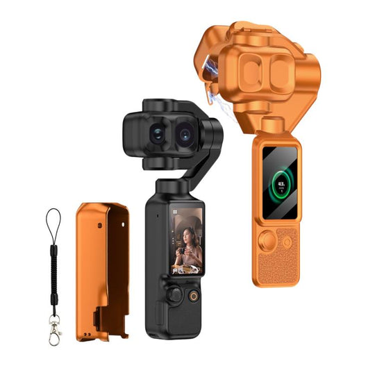 For DJI Osmo Pocket 4P GKK Gimbal Cover Camera Protector Screen Body Magnetic Full Cover(Orange)