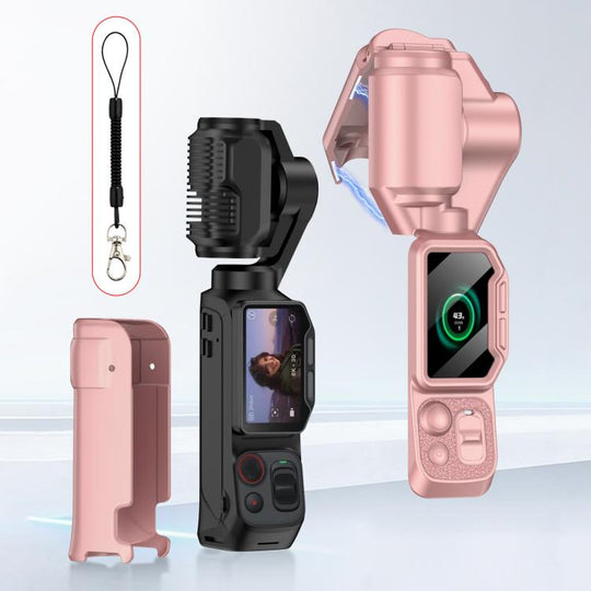 For Insta360 Luna Ultra GKK Gimbal Cover Camera Protector Screen Body Magnetic Full Cover(Pink)