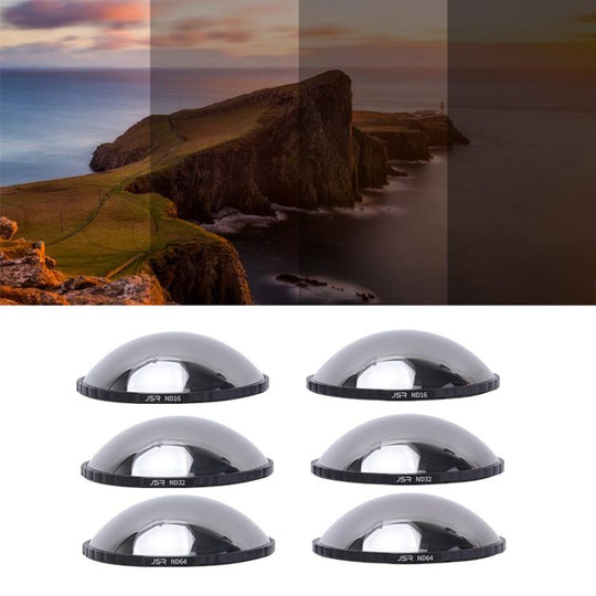 For Insta360 X6 JSR Clip-on ND Lens Filter, Filter:6 in 1 ND16/32/64