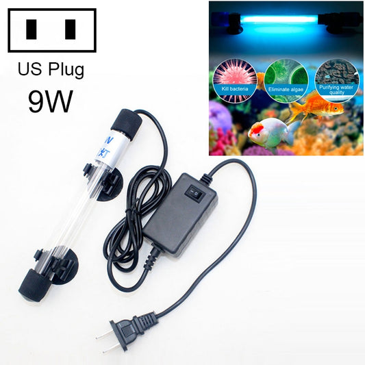 110V 9W UV Ultraviolet Algae Disinfection Fish Tank Lamp, US Plug - Fish Tank Lamps by buy2fix | Online Shopping UK | buy2fix
