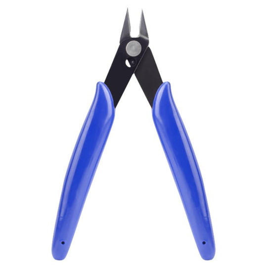 170 Electronic Pliers Diagonal Side Cutting  Cable Wire Cutter Repair Hand Tool(Dark Blue)