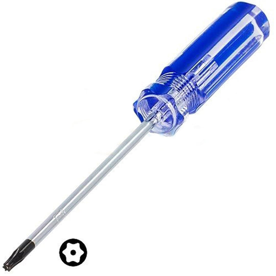 3pcs RZ-CT10 T10 Type Perforated Manual Plum Screwdriver, Random Color Delivery