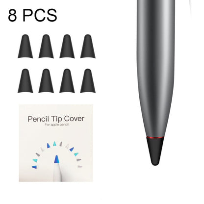 8 PCS Non-slip Mute Wear-resistant Nib Cover for M-pencil Lite (Black) by buy2fix