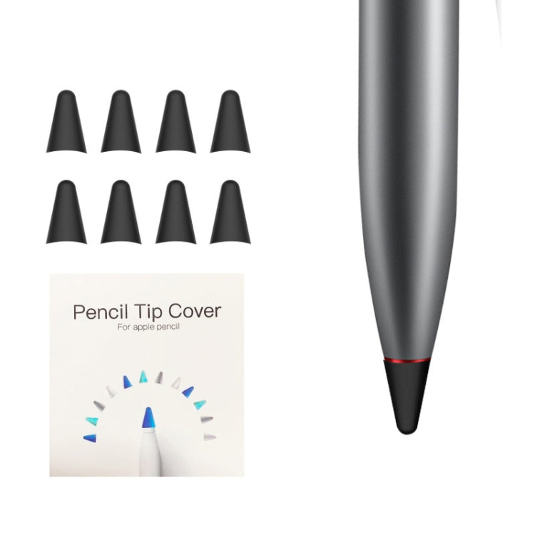 8 PCS Non-slip Mute Wear-resistant Nib Cover for M-pencil Lite (Black) by buy2fix