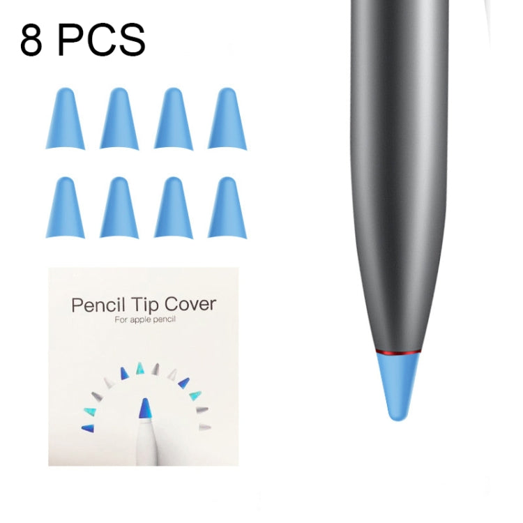 8 PCS Non-slip Mute Wear-resistant Nib Cover for M-pencil Lite (Dark Blue) by buy2fix
