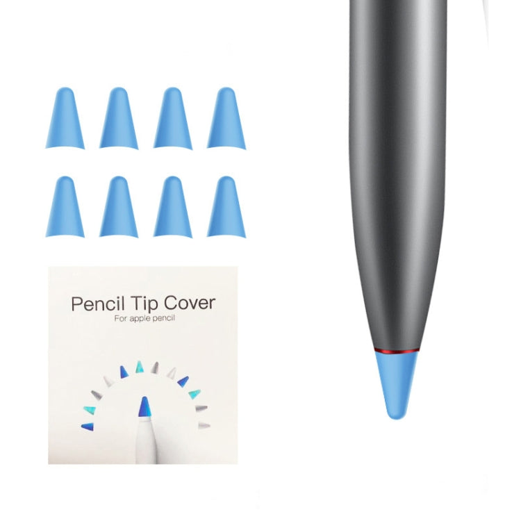8 PCS Non-slip Mute Wear-resistant Nib Cover for M-pencil Lite (Dark Blue) by buy2fix