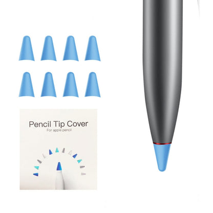 8 PCS Non-slip Mute Wear-resistant Nib Cover for M-pencil Lite (Dark Blue) by buy2fix