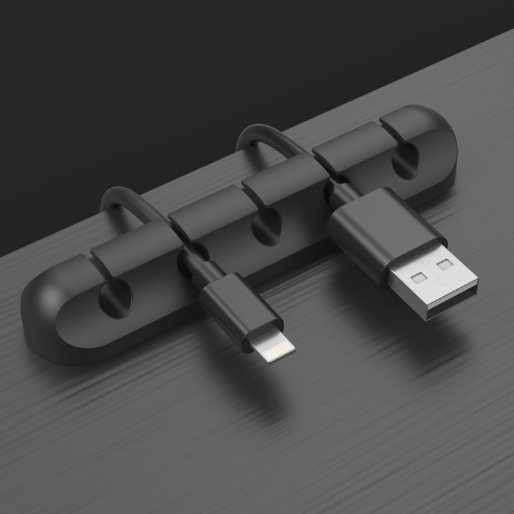 QS-357 3 PCS Desktop Charging Data Cable Organizer Winder Set by buy2fix