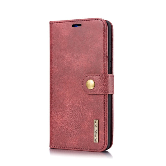 DG.MING Crazy Horse Texture Flip Detachable Magnetic Leather Case for Huawei Mate 20, with Holder & Card Slots & Wallet (Red) - Huawei Cases by DG.MING | Online Shopping UK | buy2fix