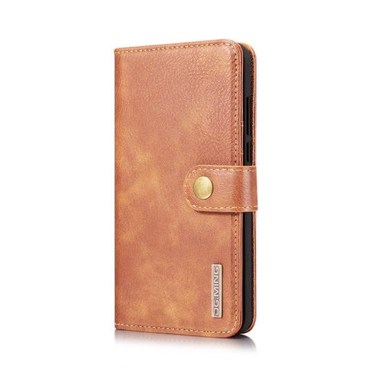 DG.MING Crazy Horse Texture Flip Detachable Magnetic Leather Case for Huawei P30 Lite, with Holder & Card Slots & Wallet (Brown) - Huawei Cases by DG.MING | Online Shopping UK | buy2fix