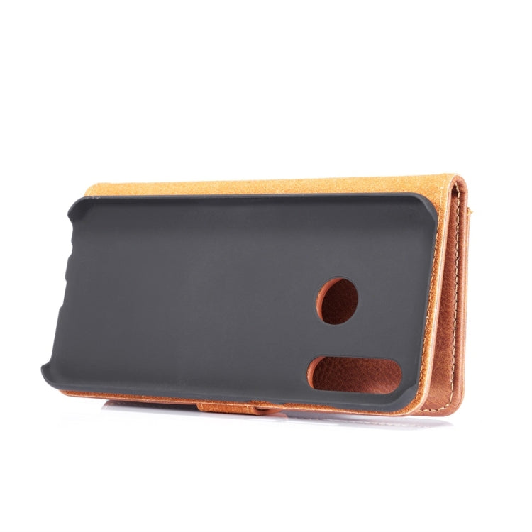 DG.MING Crazy Horse Texture Flip Detachable Magnetic Leather Case for Huawei P30 Lite, with Holder & Card Slots & Wallet (Brown) - Huawei Cases by DG.MING | Online Shopping UK | buy2fix