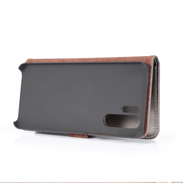 DG.MING Crazy Horse Texture Flip Detachable Magnetic Leather Case for Huawei P30 Pro, with Holder & Card Slots & Wallet (Grey) - Huawei Cases by DG.MING | Online Shopping UK | buy2fix