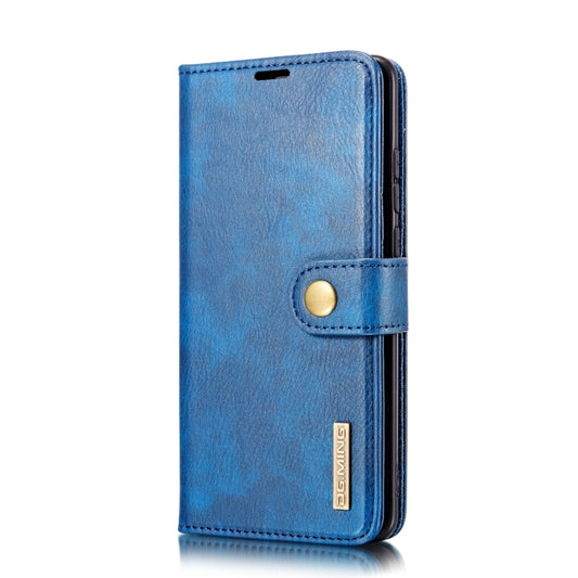 DG.MING Crazy Horse Texture Flip Detachable Magnetic Leather Case for Huawei P30 Pro, with Holder & Card Slots & Wallet (Blue) - Huawei Cases by DG.MING | Online Shopping UK | buy2fix