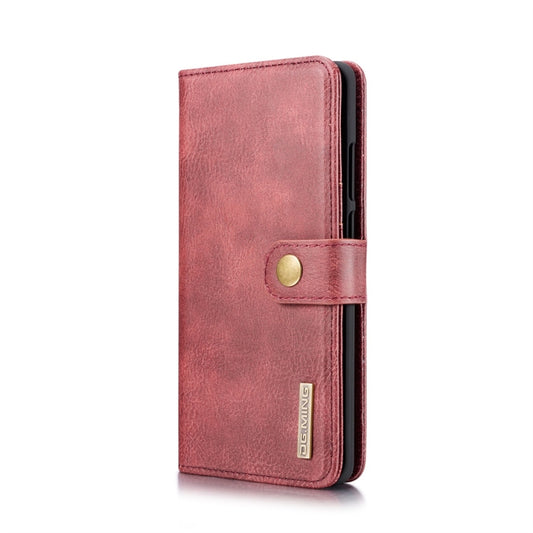 DG.MING Crazy Horse Texture Flip Detachable Magnetic Leather Case for Huawei P30 Pro, with Holder & Card Slots & Wallet (Red) - Huawei Cases by DG.MING | Online Shopping UK | buy2fix