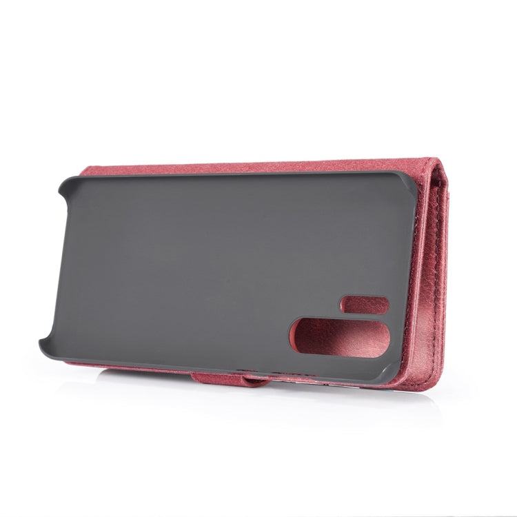 DG.MING Crazy Horse Texture Flip Detachable Magnetic Leather Case for Huawei P30 Pro, with Holder & Card Slots & Wallet (Red) - Huawei Cases by DG.MING | Online Shopping UK | buy2fix