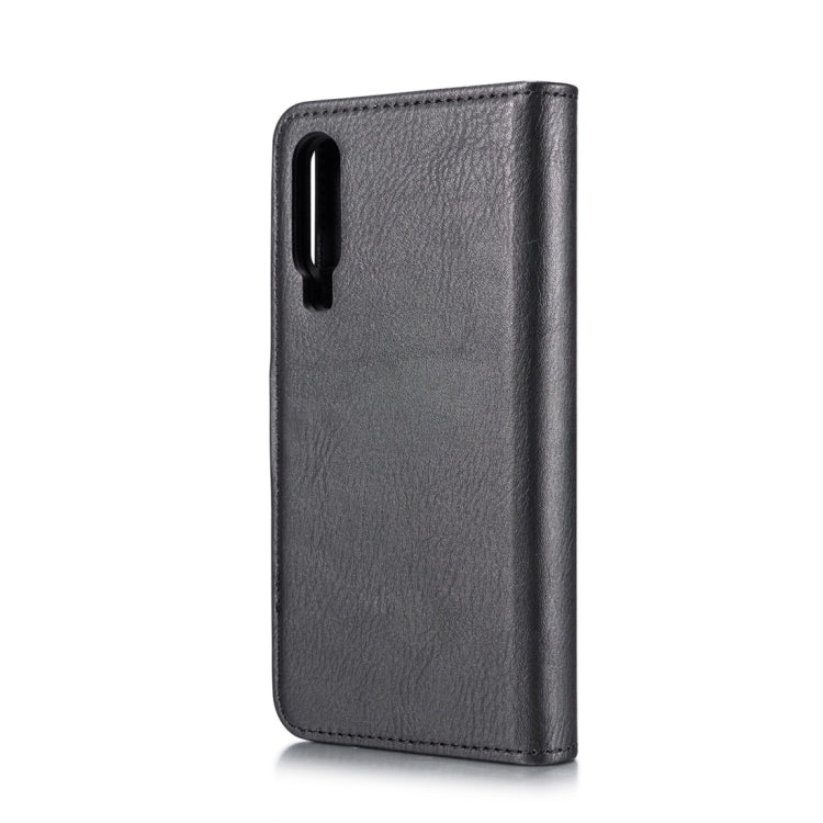 DG.MING Crazy Horse Texture Flip Detachable Magnetic Leather Case for Huawei P30, with Holder & Card Slots & Wallet (Black) - Huawei Cases by DG.MING | Online Shopping UK | buy2fix