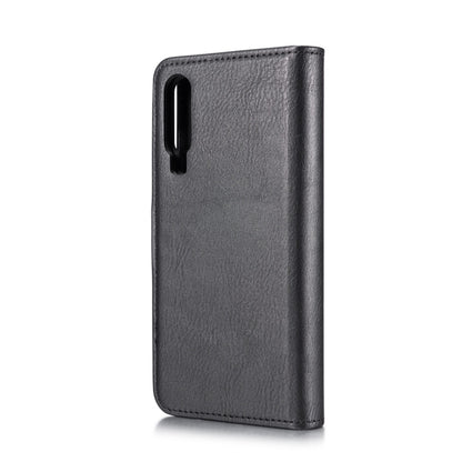 DG.MING Crazy Horse Texture Flip Detachable Magnetic Leather Case for Huawei P30, with Holder & Card Slots & Wallet (Black) - Huawei Cases by DG.MING | Online Shopping UK | buy2fix