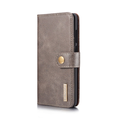 DG.MING Crazy Horse Texture Flip Detachable Magnetic Leather Case for Huawei P30, with Holder & Card Slots & Wallet (Grey) - Huawei Cases by DG.MING | Online Shopping UK | buy2fix