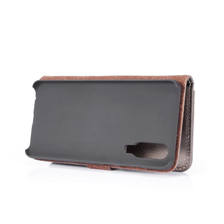 DG.MING Crazy Horse Texture Flip Detachable Magnetic Leather Case for Huawei P30, with Holder & Card Slots & Wallet (Grey) - Huawei Cases by DG.MING | Online Shopping UK | buy2fix