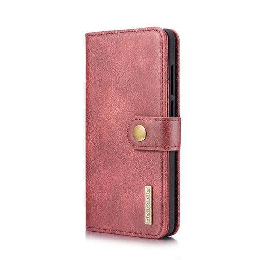 DG.MING Crazy Horse Texture Flip Detachable Magnetic Leather Case for Huawei P30, with Holder & Card Slots & Wallet (Red) - Huawei Cases by DG.MING | Online Shopping UK | buy2fix