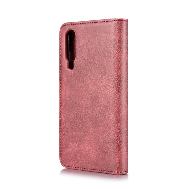 DG.MING Crazy Horse Texture Flip Detachable Magnetic Leather Case for Huawei P30, with Holder & Card Slots & Wallet (Red) - Huawei Cases by DG.MING | Online Shopping UK | buy2fix