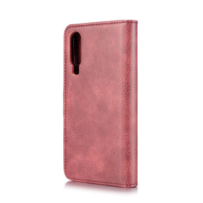 DG.MING Crazy Horse Texture Flip Detachable Magnetic Leather Case for Huawei P30, with Holder & Card Slots & Wallet (Red) - Huawei Cases by DG.MING | Online Shopping UK | buy2fix