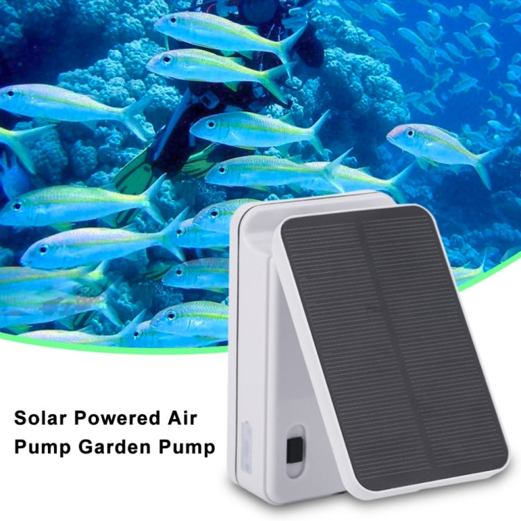 5V Foldable Aquarium Fish Tank Solar Power Air Pump Oxygenator, US Plug - Air Pumps by buy2fix | Online Shopping UK | buy2fix