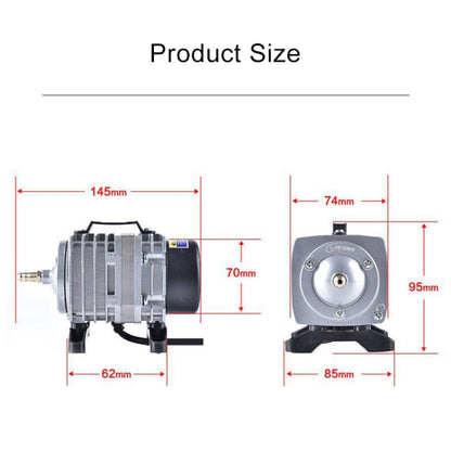 ACO-001 18W 38L/Min Electromagnetic Air Pump Compressor Seafood Fish Tank Increase Oxygen Air Flow Spliter, US Plug - Air Pumps by buy2fix | Online Shopping UK | buy2fix