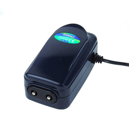 SOBO SB-748 8W Double Outlets Adjustable Flow Silent Aquarium Air Pump Fish Tank Oxygen Air Pump - Air Pumps by buy2fix | Online Shopping UK | buy2fix