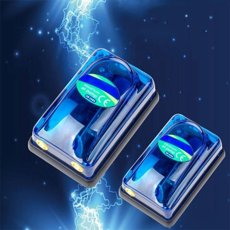 SOBO SB-348A 5W Double Outlets Adjustable Flow Aquarium Air Pump Fish Tank Oxygen Air Pump - Air Pumps by buy2fix | Online Shopping UK | buy2fix
