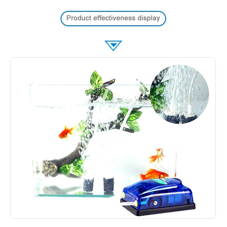 SOBO SB-348A 5W Double Outlets Adjustable Flow Aquarium Air Pump Fish Tank Oxygen Air Pump - Air Pumps by buy2fix | Online Shopping UK | buy2fix
