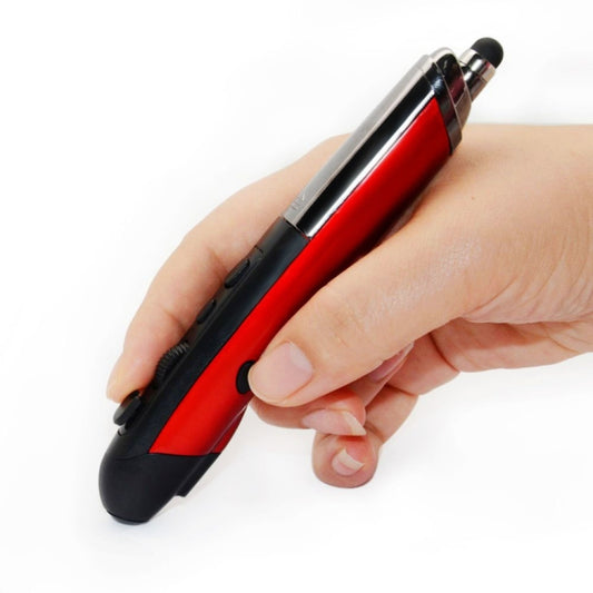 PR-08 2.4G Innovative Pen-style Handheld Wireless Smart Mouse, Effective Distance: 10m(Red) by buy2fix