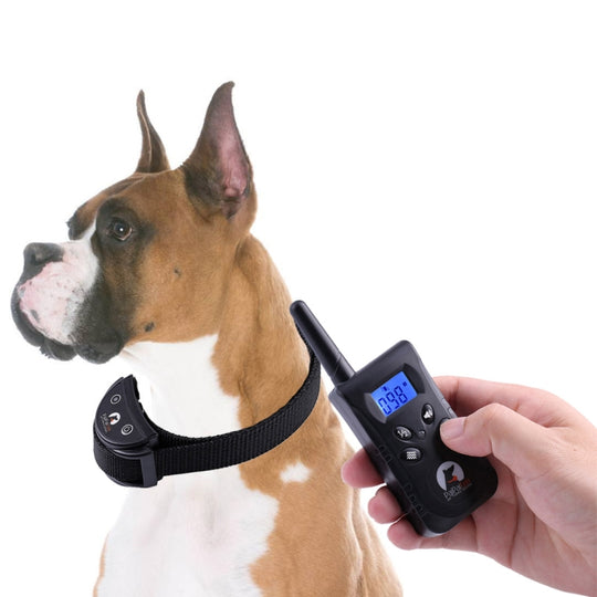 PaiPaitek PD520V Automatic Anti Barking Collar Pet Training Control System for Dogs(Black)