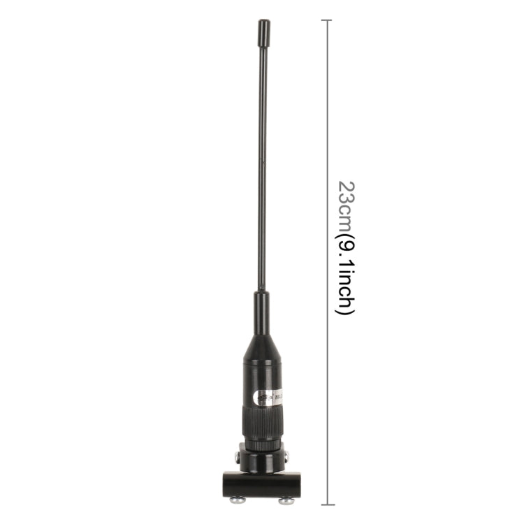 Universal Car Mini Decoration Extensile Aerial Clip Side Car Modified To Remove Static Electricity Aerial, Length: 23cm(Black) by buy2fix