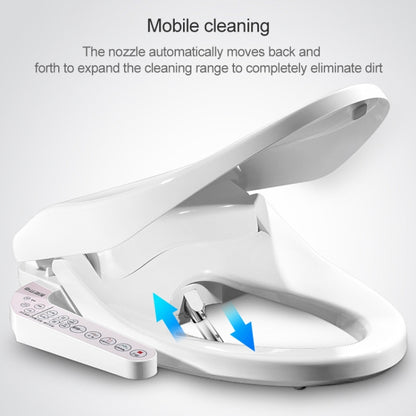 U Shape Multi-function Bathroom Automatic Cleaning Heating Intelligent Flush Toilet Cleaner Cover - Smart Kitchen and Toilet by buy2fix | Online Shopping UK | buy2fix
