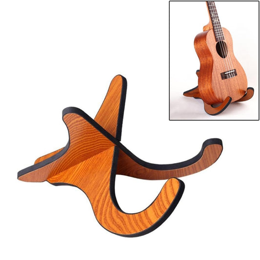 Ukulele Shelf Violin Wooden Zither Folding Vertical Bracket - Other Accessories by buy2fix | Online Shopping UK | buy2fix