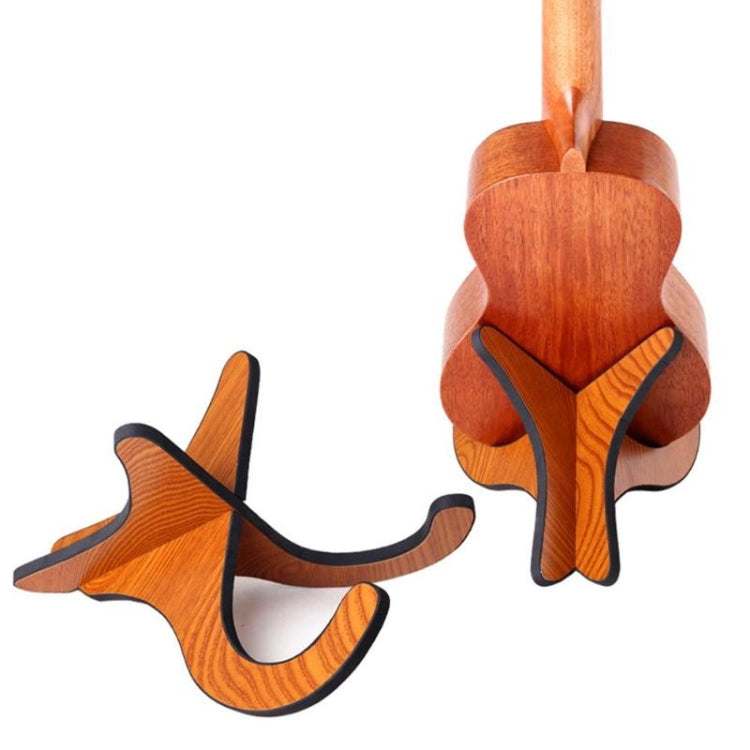 Ukulele Shelf Violin Wooden Zither Folding Vertical Bracket - Other Accessories by buy2fix | Online Shopping UK | buy2fix